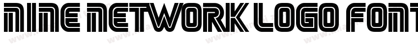 Nine Network logo font字体转换